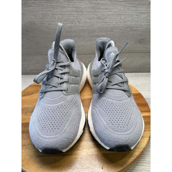 Adidas UltraBoost 21 Running Shoes Grey / White FY0381. Men’s 8.5
